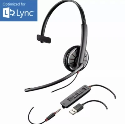 Plantronics Blackwire C315.1-M Mono Headband USB Computer Headset & Travel Case - Image 1 of 4