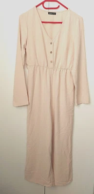Damen Jumpsuit Overall Größe S/36 Farbe Beige - Bild 1 von 2