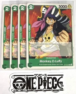 4x One Piece ST16-005 C Monkey.D.Luffy - English - Playset - TCG - Mint - Picture 1 of 1