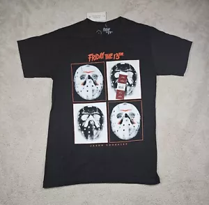T-shirt grafica uomo Friday The 13th taglia small Jason Vorhees nera nuova con etichette - Foto 1 di 11