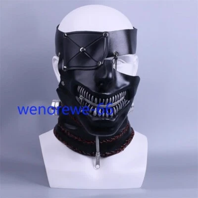 Movie Tokyo Ghoul Kaneki Ken Mask Halloween Cosplay Props PVC Full Mask Headgear - Image 1 of 4