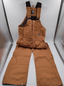 NUEVO Mono babero Berne Heritage aislado de pato para hombre M marrón ropa de trabajo (#L4-A7) - Imagen 1 de 10