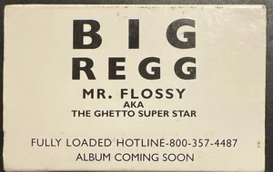 BIG REGG Mr. Flossy AKA The Ghetto Super Star - GHETTO MAFIA PROMO Cassette - Picture 1 of 5