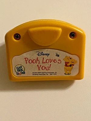 LEAP FROG LITTLE TOUCH Pooh Loves You Replacement Game Cartridge 2003-2004 - Image 1 of 2