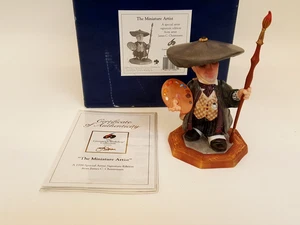 James Christensen The Miniature Artist Porzellan Werkstatt in Box + COA Signatur - Bild 1 von 19