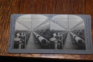 Carding Room Cotton Mills Orizaba Mexico Antique Stereoscope Stereoview Photo - Picture 1 of 3