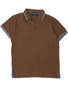 CESARE PACIOTTI Mens Polo Shirt Small Brown Cotton CM40 - Picture 1 of 3