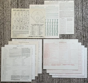 APBA BASEBALL Complete Set of 11 MASTER GAME BOARDS - Good Condition EARLY 1980s - Picture 1 of 14
