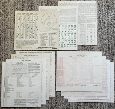 APBA BASEBALL Complete Set of 11 MASTER GAME BOARDS - Good Condition EARLY 1980s - Image 1 of 4