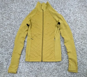 Chaqueta aislante Athleta Flurry Force para mujer XS mostaza cremallera completa Primaloft - Imagen 1 de 5