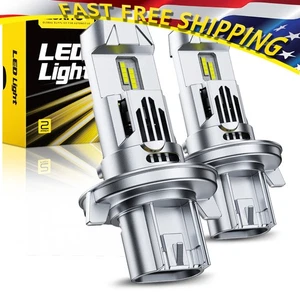 6500K Super White 2X AUXITO H13 LED Headlight Bulb Conversion High Low Beam Lamp - Picture 1 of 9