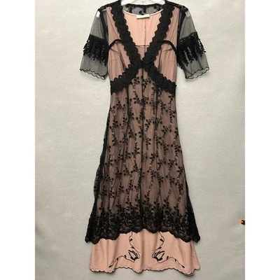 Vestido Belle Poque Para Mujer M Ocasión Especial Evento Elegante Encaje Cuello en V Femenino Foto 1 de 4