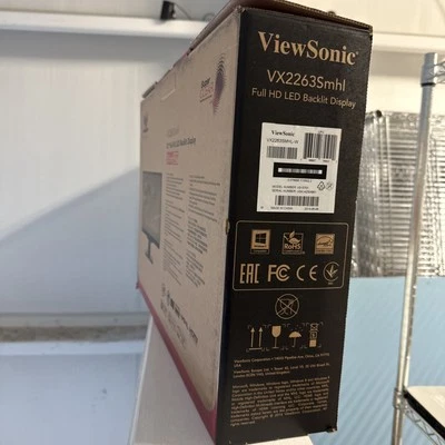 ViewSonic 22-In Full HD IPS Monitor 1080p VGA MHL/HDMI - Black (VX2263SMHL) - Image 1 of 2