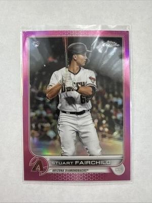2022 Topps Chrome - Stuart Fairchild #156 Pink Refractor (RC) - Image 1 of 2
