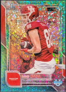 2025 Bowman Chrome University Aqua Mini-Diamant-Refraktor #154 Tanner Koziol - Bild 1 von 2