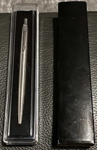 Vintage Parker Jotter Ballpoint Pen Stainless Steel USA 1984, MIB, Still Writes! - Picture 1 of 11
