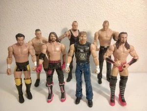 Lote De 7 Figuras De Acción WWE Lucha Libre John Cena AJ Styles Undertaker Kane - Imagen 1 de 8