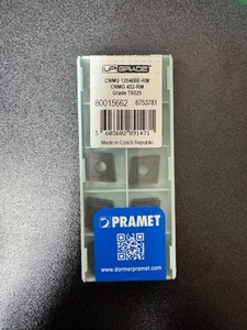 10x PRAMET CNMG 120408E-RM 432-RM T9325, CNMG120408ERM432RMT9325 IVA inclusa 19% - Foto 1 di 2