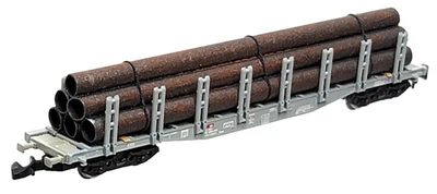 Z Scale Marklin Mini-Club 86551 Stake Freight Car With Cargo DB - Image 1 of 4