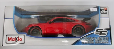 2024 MAISTO 1/18 SCALE PORSCHE GT3 RED SPECIAL EDITION  - Image 1 of 3