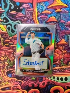 2022 Panini Prizm Draft Picks #PDP31 Sterlin Thompson Autograph - Bild 1 von 2