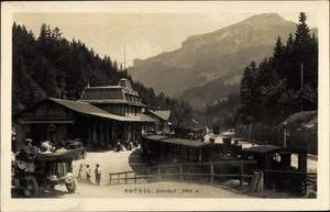 Ak Brünig Meiringen Kt. Bern Schweiz, Bahnhof - 10866932 - Picture 1 of 2