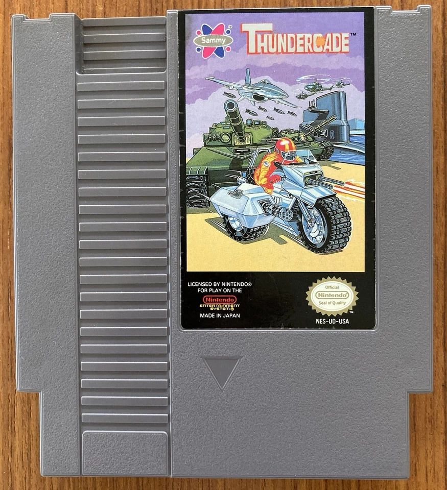 NES ~ THUNDERCADE ~ Nintendo Game 3 Screw NES-UD-USA Game Cart Only NTSC - Image 1 of 4
