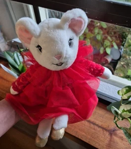 Claris THE CHICEST MOUSE IN PARIS Plush Story Book Character Megan Hess Red Rose - Picture 1 of 20