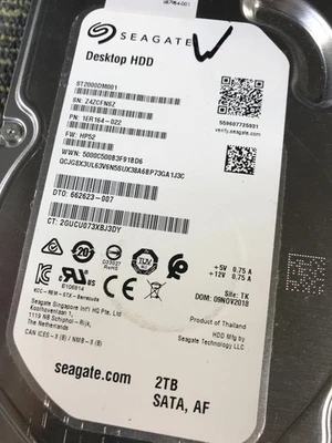 3.5" Seagate ST2000DM001 2TB SATA III HDD 7200 RPM - Image 1 of 4