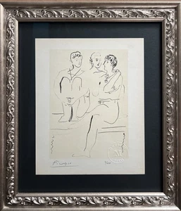 Pablo Picaso Original Lito "Picasso Dessins" Hand Signed and Numbered w COA - Picture 1 of 5