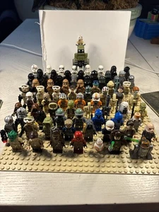 75 Piece Star Wars Mini Figure Lot!! Old Vintage Pieces And Rare Figs!! - Picture 1 of 10