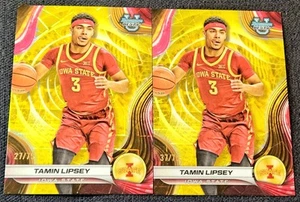 2024-25 Bowman Best University Yellow /75 Tamin Lipsey Refractor #68 Iowa (2) - Bild 1 von 2