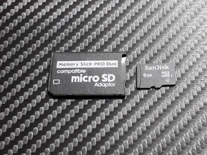 8GB PSP Memory Card - Micro SD + Adapter - Picture 1 of 2