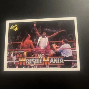 1990 WWF-BRUTUS"THE BARBER"-VIRGIL-THE HISTORY OF WRESTLEMANIA 5-TRADING CARD 75 - Picture 1 of 2