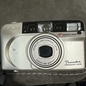 Cámara MINOLTA Traveler Freedom Zoom AF fecha remota 35 mm 38-90 mm probada - Imagen 1 de 5