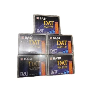 BASF DAT Master - 124 min - Digital Audio Tape - NEW (sealed) - 5 pack - Picture 1 of 3