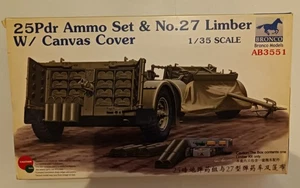 1/35 BRONCO LIMBER/ANHÄNGER FÜR MUNITION FÜR BRITISCHE 25 PDR HAUBITZE  - Bild 1 von 6