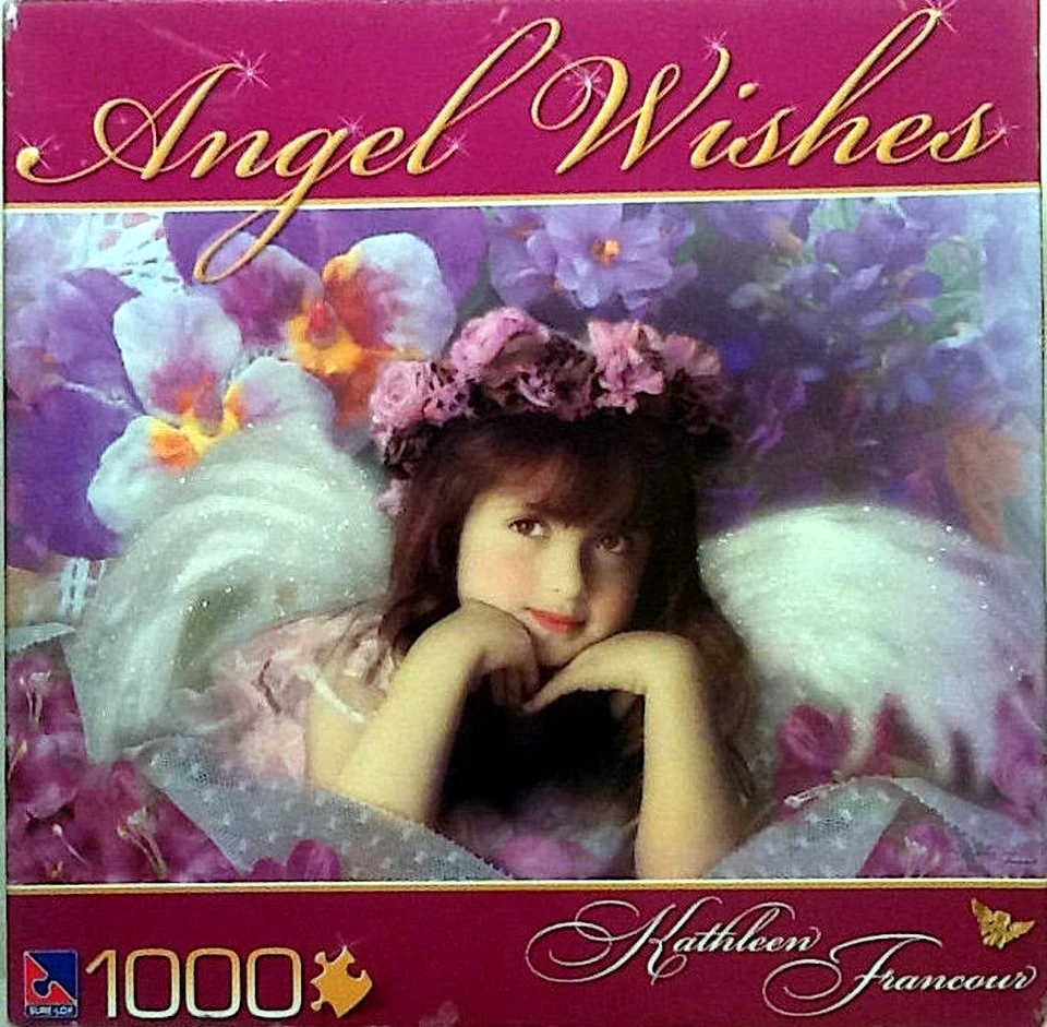 Violet Angel Wishes Kathleen Francour 1000 pc 28.75" X 19.125" Sure-Lox Puzzle - Image 1 of 1