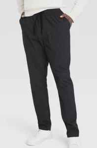 NEU All In Motion Herren leichte Ripstop Pull On Hose schwarz Größe Medium - Bild 1 von 2