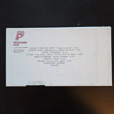 INTERSCOPE RECORDS VHS PROMO MUSIC VIDEO COMPILATIONS  - Image 1 of 4