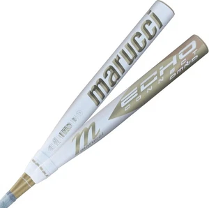 Nuevo Bate de Softbol Lanzamiento Rápido Marucci Echo Connect DMND 2 Piezas Blanco/Dorado - Imagen 1 de 2