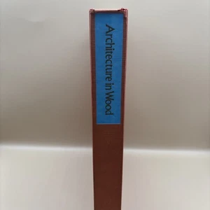 Architecture in Wood by Hans Jurgen Hansen 1971 History of Wood Building HC Book - Picture 1 of 9