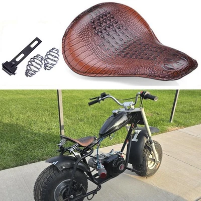 Motorcycle Bobber Solo Seat Spring Saddle For Coleman CT200U-EX 200Cc Mini Bike - Image 1 of 4