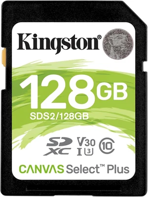 Kingston Canvas Select plus SD - SDS2/128GB Class 10 UHS-I - Bild 1 von 4