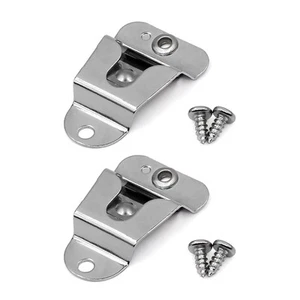 2pcs Microphone Hang-Up Clip for Motorola Walkie Talkie GM300 GM3188 SM120 NEW - Photo 1/7