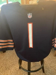 Justin Fields Nike NFL On Field Chicago Bears Jersey L - Picture 1 of 4