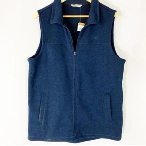 NWT Men's Field And Stream Navy Blue Fleece Vest M Gorpcore Dress Blues Outdoor - Picture 1 of 4