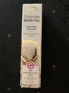 Grande BROW-FILL Volumizing Brow Gel - Clear - 0.14oz Full Size NIB - Picture 1 of 3