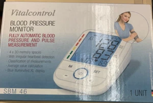 Vital Control SBM46 Misuratore di Pressione Arteriosa Completamente Automatico Pressione Arteriosa e Impulsi - Foto 1 di 2