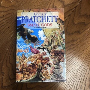 SMALL GODS BY Signed TERRY PRATCHETT 1992 , 1st Print/1st Edition HBDJ - Picture 1 of 14